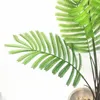 Decorative Flowers Big Size Artificial Plant Bamboo Palm 80Cm Real Touch Plastic Fake Flower For Wedding Decoration Home Garen Christmas