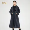 Women's Wool & Blends 2023 Autumn And Winter Temperament Commuting High Grade Grey Coat