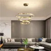 Kronleuchter Moderne LED C-Form Ring Decke Industriestil Pendelleuchte Wohnzimmer Esszimmer Dekor Hängeleuchte Glanz Leuchte