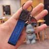 Keychain Damesontwerper Transparante Frosted Bowknot Bear Key Chain For Woman Key Ring Boy Girl Girl Lover Christmas Birthday Collection Gift Bag Pendant