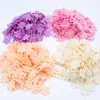 Fleurs décoratives 100 pièces fleur de mariage à cinq pétales gaufrage bricolage couture artisanat accessoires de cheveux pour enfants bijoux autocollants en tissu