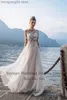 Sukienki imprezowe Verngo Beach Boho Suknia ślubna do ślubnej koronki długie rękawy Linia Rustykalna sukienki panny młodej Chic elegancka szata de Mariee 2021 T230502