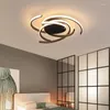 Chandeliers Interior LED Ceiling Chandelier For Bedroom Living Room Surface Mounted Black/white Modern Home Dinning