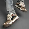 Novo 2023 tênis de tênis retro respirável lazer homem jogging homem sportswear executando tendência casual tendência de fundo grosso sapatos de meninos