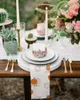 Tafel servet 4 stks herfst pompoen vierkant servetten 50x50 cm feest bruiloft decoratie doek keuken diner portie
