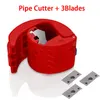 Cortador de tubo de água portátil de schaar 050mm com cortador de tubo universal cortador de cabo universal cortador de cabo pvc/pv/pp/pe cutting ferramenta de corte de tubo cortador