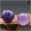 Pietra 18Mm Sfera Non Porosa Statua Decorazione Intagliata Naturale Quarzo Lucidato A Mano Guarigione Cristallo Reiki Gingillo Regalo Ornamento Per La Stanza Dr Dhhtn