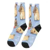 Men's Socks Sleep Late Dog Gentle And Quiet Be Clever Sensible Straight Male Mens Women Autumn Stockings Polyester Hip Hop