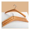 Organisation Wood Hangers Pants Coat Rack Tvätttorkare Spara garderob Space Stand Hemtillbehör Balkongkläder Organiserare Spara möbler