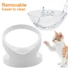 Feeding New Pet Food Bowl for Dog Cat Feedind Bowl With Stand Protect Spine Feeder Kitty Plate Puppy Dish Drinking Bottle Dog Water Bowl