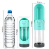 Feeding Pet Dog Water Bottle Portable For Small Large Dogs Travel Puppy Cat Outdoor Pet Water Dispenser Feeder 300ML Drinking Bowls