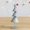 Dekoracje świąteczne brokat złote srebrne żelazne ozdoby drzewa do domu dla dzieci w pokoju dziecięcego materiały eksploatacyjne