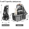 Carriers Load 20KG Detachable Stroller Foldable Car Basket Universal Wheel Pet Trolley Outdoor Travel Cat Dog Large Cart