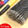 Ballpoint Pens 100PcsSet 107mm Refills 07mm BlueBlackRed Ink Replaceable Refill for Multicolor Students Writing Supplies 230503