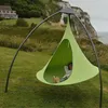 キャンプ家具180cmの屋外旅行キャンプハンディングツリーハンモック屋内子供向けプレイスイングチェア防水テント