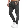 Herenbroek mannen slanke casual gewone lange sport lopende broeken joggingbodems