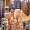 Kissen Kreative Latte-Form Kissen Niedliche japanische Matcha Latte Cup Puppenfiguren Mädchen Geburtstagsgeschenke Dekoration Haushalt