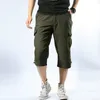 Shorts pour hommes Long Short Cargo Shorts Hommes Été Multi-Poche Casual Coton Pantalon Élastique Hommes Militaire Tactique Culotte Courte 5XL 230503