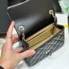 Designer Mini Flap Bag Lambskin Chain bag 10A Mirror Quality Evening Bags 18CM With Box C038