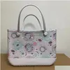 Storage Bags Waterproof Woman Eva Tote Large Shop Basket Washable Beach Sile Bogg Bag Purse Eco Jelly Candy Lady Handbags Drop Deliv Dhvjl