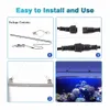 Belysningar Populargrow 54W/81W/108W LED Aquarium Strip Light i Aquarium LED -belysning med hög effekt Vackra din korallrev fiskbehållslampa