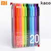 Ballpoint Pens Kaco 2010 Assorted Colours Sconeble żel 05 mm Kolor Ink Trypsum Płynne pisanie dla czasopism Notebooks Planner Rysunek Prywatne 230503