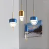 Hangende lampen moderne led steen armatuur suspendu deco maison glans pendente lamp lichten eetkamer slaapkamer woonkamer