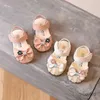 Baby Summer Girls First Walkers Toddler Beach Infant 1-2 jaar Princess Sandals Breathable schoenen