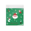 Gift Wrap 100st Chocolate Packing Pack Multipurpose Self-Tätande julgran Candy Bag Xmas Sweety Organisers Festival Gifts