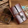 メモ帳A5 A6 A7 Travelers Vintage Notebook Pu Leather Blank Kraft Diary Note Book Book Journal Sketch Book Stationery School Office Supplies 230503