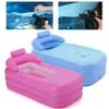 Baignoires pliantes baignoires gonflables voyageur baignoire bleue pour adultes grand spa baignoire 160 x 82 x 75 cm