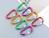 5 PCScarabiners 4 Size aluminium Snap Carabiner D-Ring Key Chain Clip Keychain wandelkamp Mountaineering Hook Climbing Accessories GYH P230420