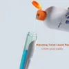 Escovas de silicone escova de vaso sanitário com tubo de limpeza sem cantos mortos lavagem suporte de vaso sanitário conjunto de limpeza de piso doméstico acessórios de banheiro