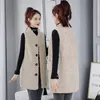 Parkas Woman Jacket Vest Ladies 'Vest Autumn Winter Midlength Vest Coat Chaleco Mujer