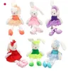 42 cm Cartoon Pasqua Animali peluche di peluche giocattoli di coniglio bambini morbidi bamboli di peluche giocattoli per dormire