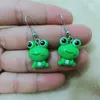 Boucles d'oreilles pendantes Yungqi Animal couronne grenouille boucle d'oreille en métal goutte géométrique exagéré femme fille enfants Punk bijoux