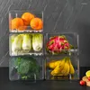 Depolama Şişeleri İstiflenebilir Buzdolabı Kutusu Çekmece Tip Meyve Sebze Gıda Konteyner Mutfak Yumurta Hamurlama Koruma Kutusu