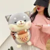 Nieuwe akita hond knuffel pop groothandel schattige grote Shiba inu slaapkussen theekopje pop Melkbekers muppet geschenken