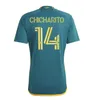 24/25 LA Galaxy Camisas de futebol CHICHARITO BECKHAM BRUGMAN 2024 2025 RIQUI PUIG D.Costa ALVAREZ Joveljic fãs jogador versão kit crianças camisas de futebol