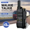 Walkie talkie mini 4800mahwalkie-talkie 16 kanaler drop-resistent h2 trådlös civil clear clear röstpenetration stark frekvens 400-470mh