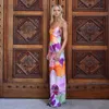 Feestjurken Zomerjurken Dames 2023 Boho Kleding Tie Dye Elegante Jurken Feestjurken En Evenementen Sexy Maxi-jurken Voor Dames T230503