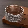 Bolegle srebrne 65 mm ładnie Etiopska Afryka Dubaj Wedding Girl Jewelry Bracelets Man Kobiet Klasyczne urodziny prezent paty