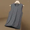 Men's Tank Tops Short Sleeve Vest Men's For 2023 Summer Print Black White Tshirt GYM Top Tees Fashion Clothes OverSize 4XL 5XL O NECK