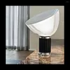 Lampes de table Moderne Simple Lampe Radar Forme Verre Pour Chambre Chevet Salon E27 Éclairage EU Plug Noir