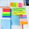 Sheets 7 Color Sticky Notes Flags Tabs Flag Colors Kawaii Translucent Stationery Bookmarks Stickers Bright Page I H6h0