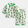 بيجاماس بيجامات الأطفال يضع ملابس مكيفة في الهواء للبنات فتيان نوم ملابس الأطفال بدلة داخلية للطفل الصغير بيجاما 1-10T 230503