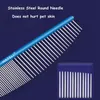 Grooming Pet Cat Grooming Single Comb Stylist Color Aviation Aluminum Ultralight Highend Dog Comb Styling Professional Massage Comb