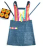 Ethnic Clothing Korean Apron Cute Home Kitchen Personality Fashion Double Layer Printing Work Clothes