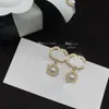 Klassischer C Earing Designer für Dame Women Fashion CCity Stud Ohrring Party Schmuck Frau Hochzeit Engagement Gold Ohrringe hochwertiges Geschenk 56p