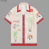 Camicie casual da uomo 2023 Camicie hawaiane primaverili Camicia estiva da uomo Streetwear Camicia da spiaggia con stampa floreale Hip Hop Casual Top da vacanza tropicale J0502